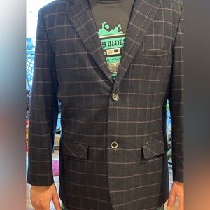 Men's Checkered Blazer